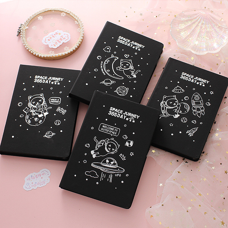 Popular#Fantasy Space Black Card Blank Notepad Creative Cute Student ...