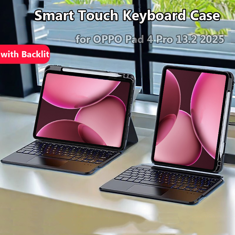 Magnetic Keyboard Case for OPPO Pad 4 Pro 2025 13.2 Inch Smart Touch ...