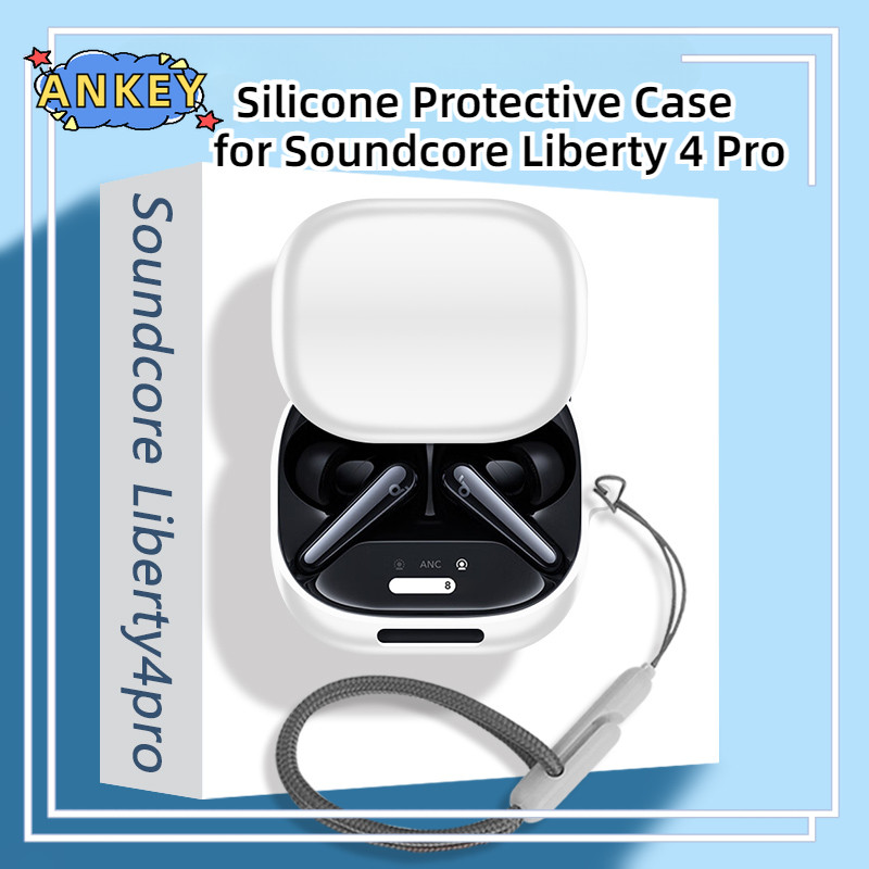 Case for Anker Soundcore Liberty 4 Pro Protective Nylon Lanyard Soft ...