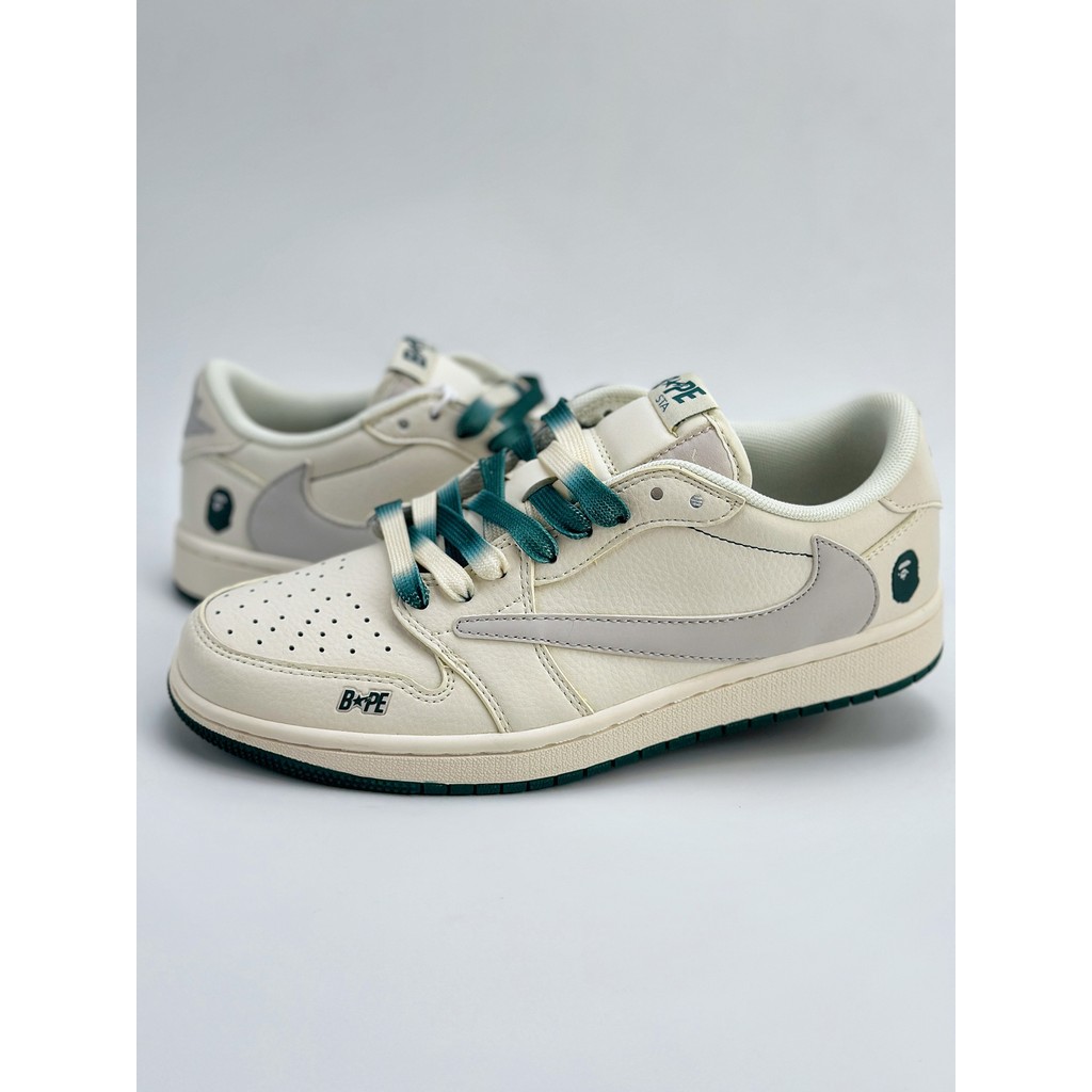 Travis Scott x Nike Air Jordan 1 Low x BAPE three-party joint Air ...