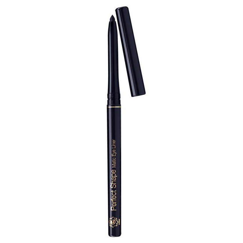Viva Queen Perfect Shape Pencil Matic Eye Liner Black (WATERPROOF)-EyeLiner / Merah Jingga Official - Gambar 4