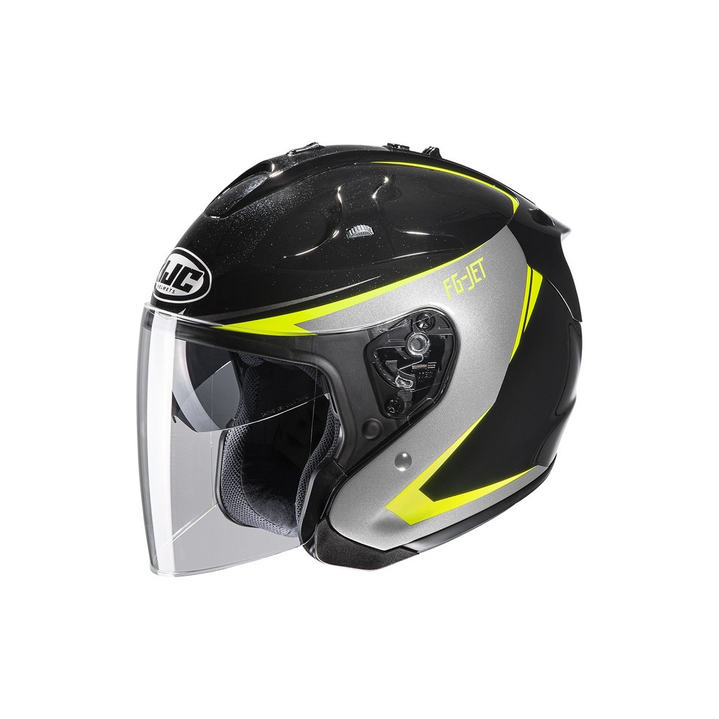 hjc fg jet open face helmet FG-Jet Motorcycle touch integrated smoke Fg Jet Helmet Hjc Open