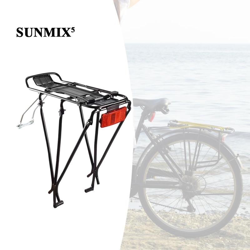 [ Rear Bike Rack Bike Pannier Rack Back Seat Accessories Practical ...