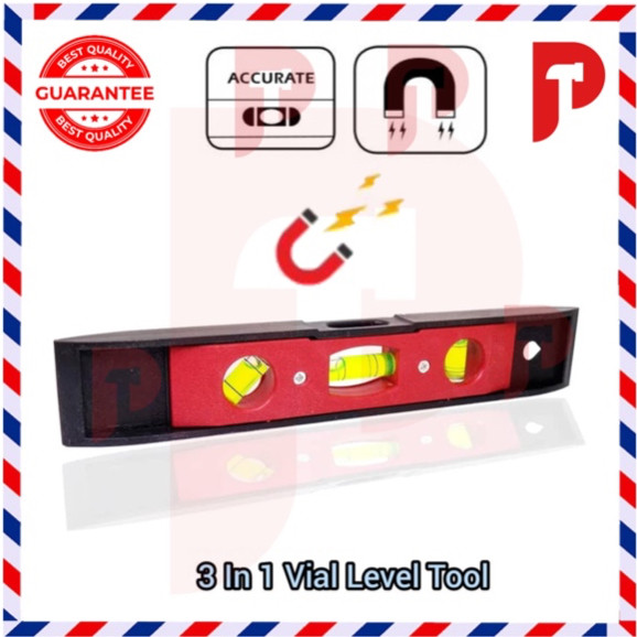 9” Mini Magnetic Spirit Level 🔥 Ready Stocks 🔥 Water Level Ruler ...