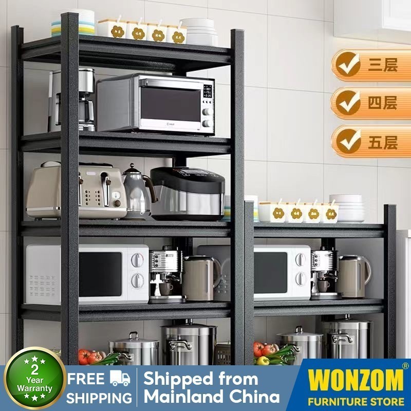 Heavy Duty Metal Rack Boltless Shelf Movable Kitchen Rack Storage Shelf ...