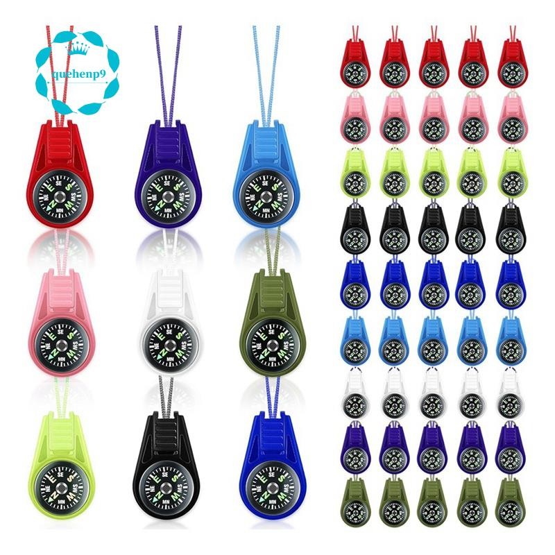 Compass for Kids Compass Hiking, 9 Colors, Kids Compass, Mini Compass ...