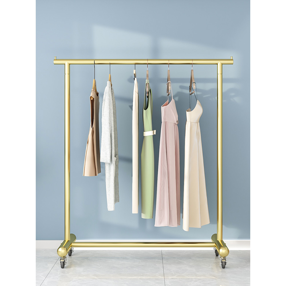 [48H Shipping] Floor Hanger Modern Bedroom Clothes Hanger Clothes ...