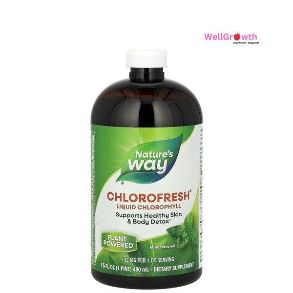 Nature’s Way - Detoxification, Chlorofresh Liquid Chlorophyll with Mint ...
