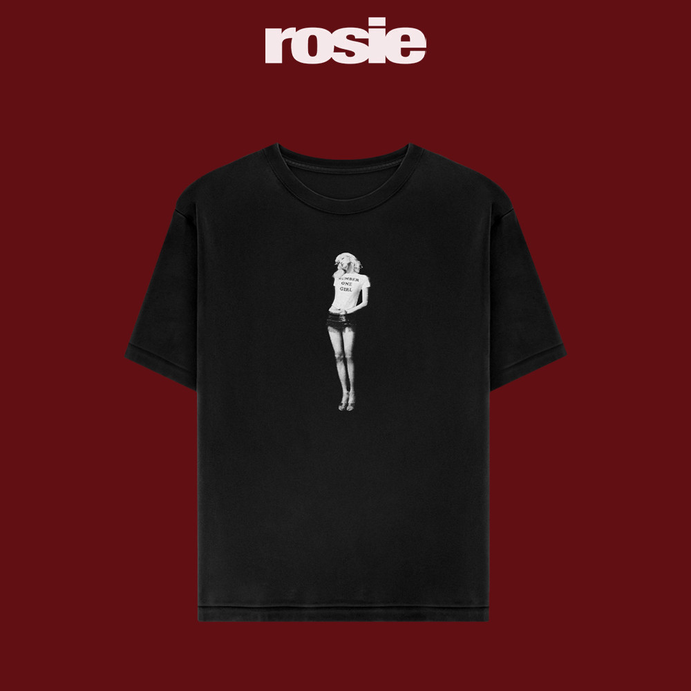 KPOP BLACKPINK ROSE ROSIE Merch Cotton T-shirt Plus Size Korean