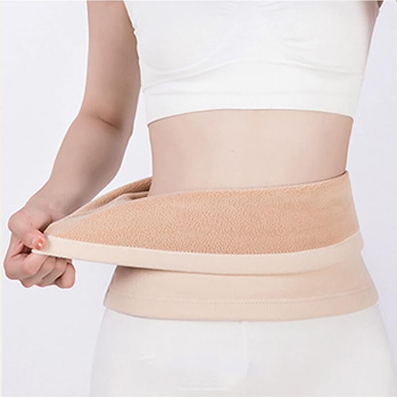 Fleece Waist Warmer Thermal Lower Back Support Belt Therapy Stomach Kidney Warmer Abdominal Binder Lumbar Support Brace Warmer Shopee Singapore