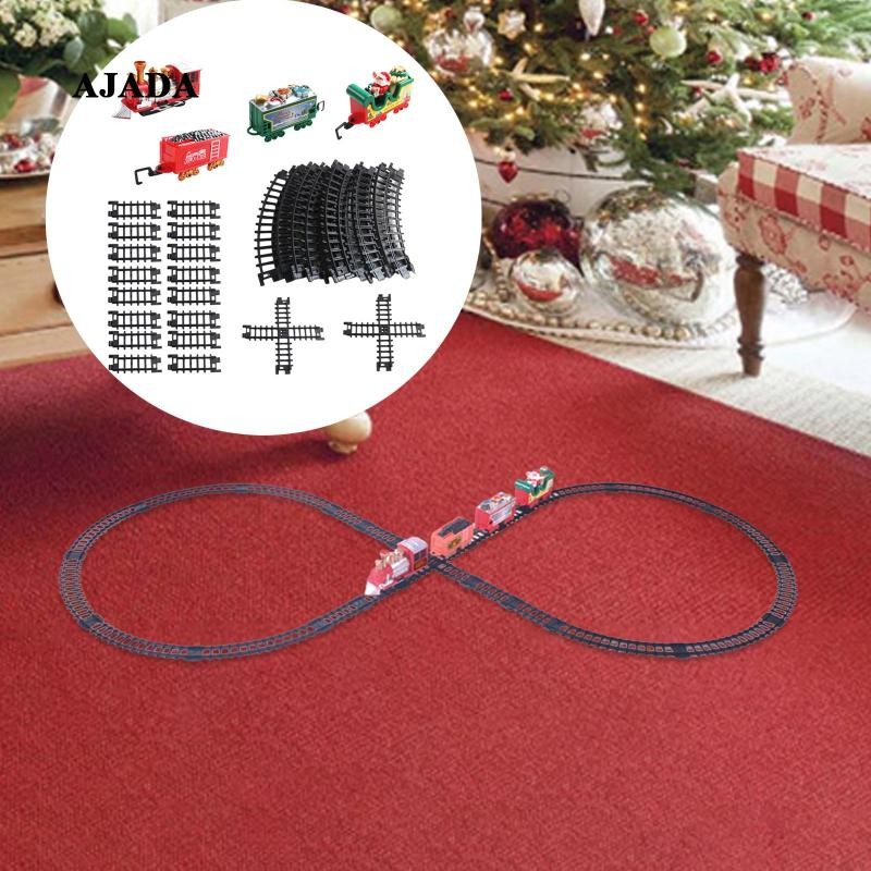 [ Christmas Electric Train Set Electric Toy Train Set Around The Tree ...