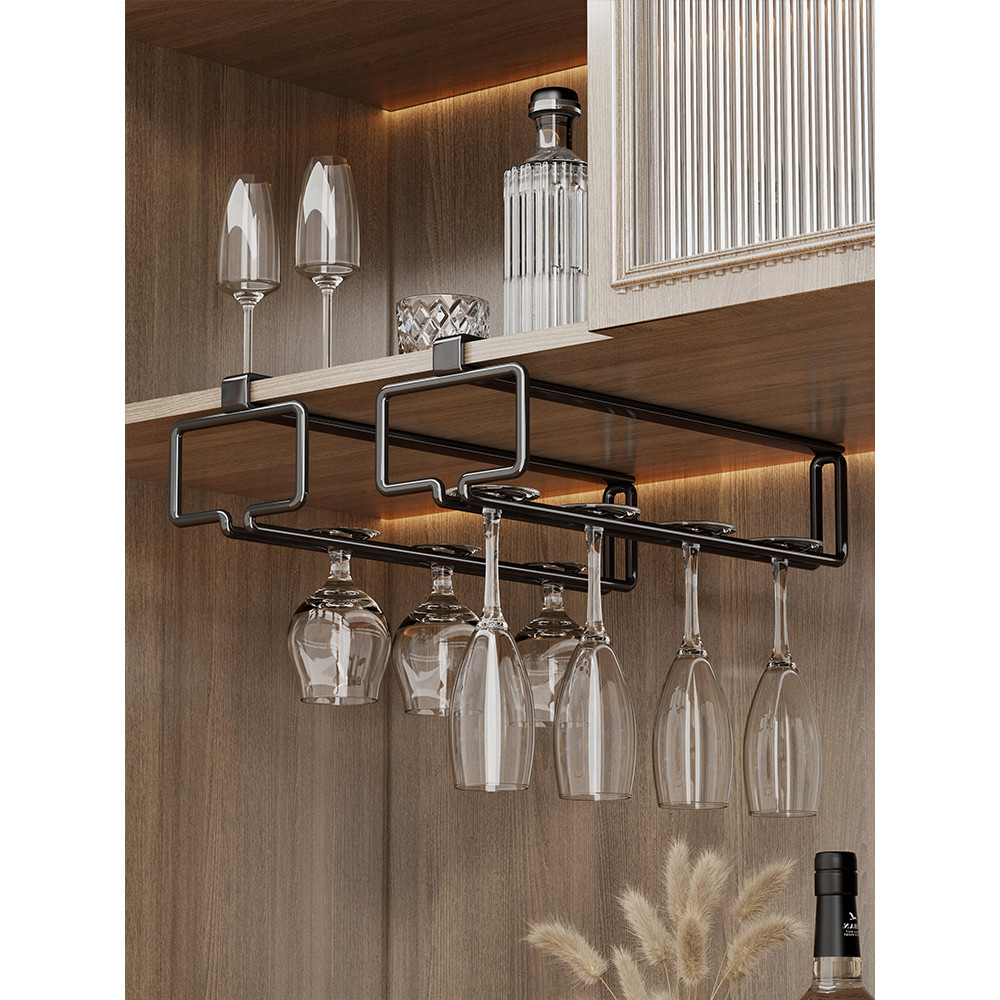 [48H Shipping] French Retro High Cup Rack Inverted Wine Storage Rack ...