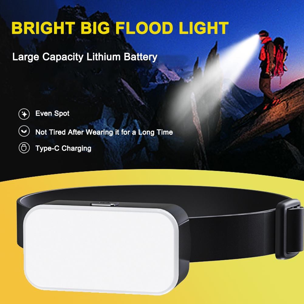 Led Headlight Strong Light Long-range Rechargeable Flashlight Mining ...