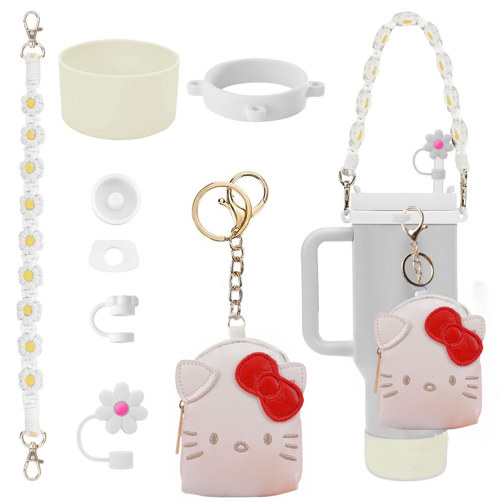 stanley tumbler Cup Accessories Set 20/30/40ozKuromi Melody Rope