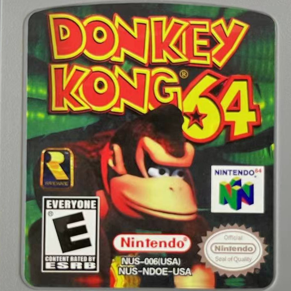 Donkey Kong RPG Cosplay Super Mario Games NTSC Animation Toy Gift (N64 ...