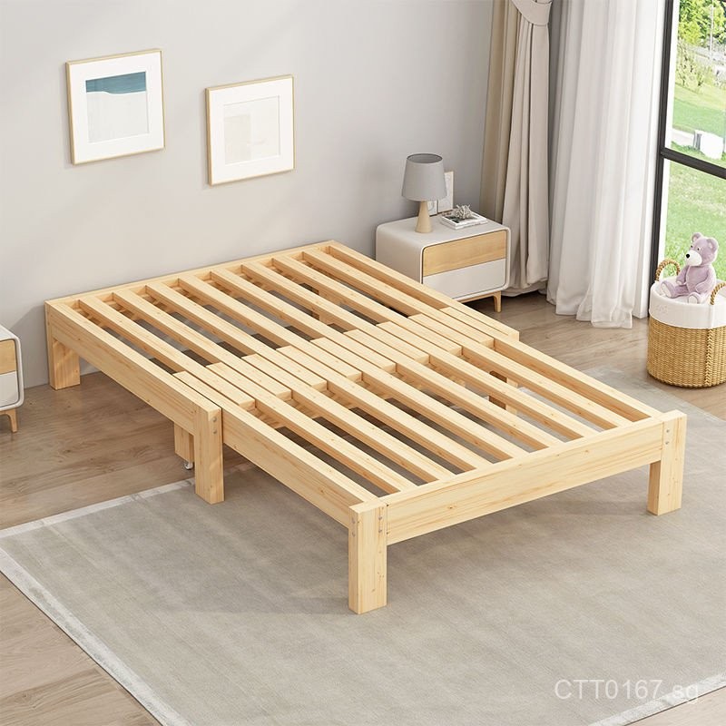 Dual-use Small Apartment Extendable Bed Simple Pull-out Bed Nap Tatami ...