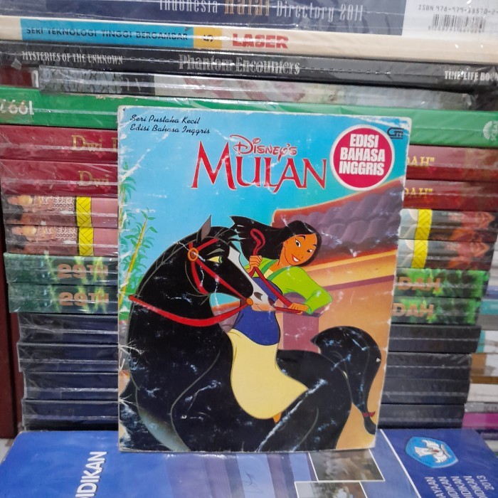 ORI BOOK Disneys Mulan English Edition Small Library Series | Shopee ...
