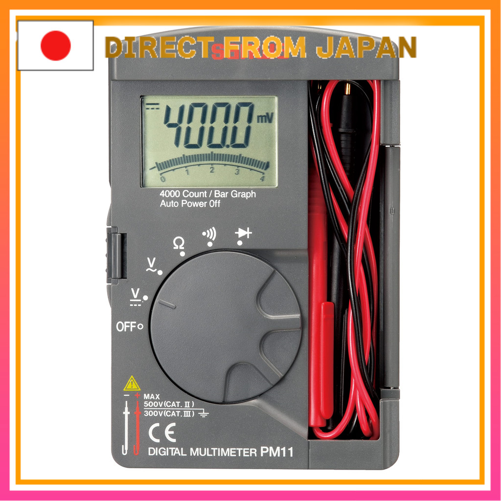 [Direct from JAPAN]Sanwa Electric Meter SANWA Digital Multimeter PM11 ...