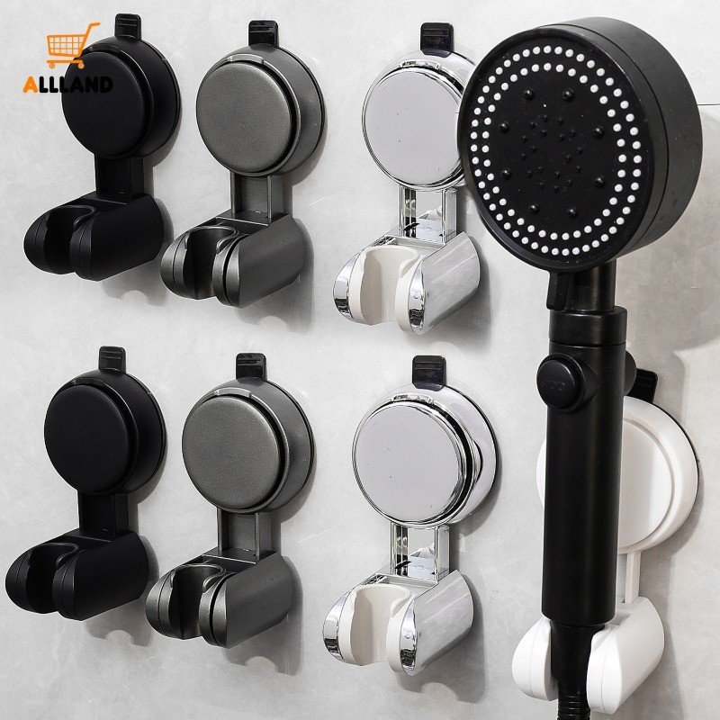 Universal Bathroom Suction Cup Shower Head Holder - Adjustable 360 ...