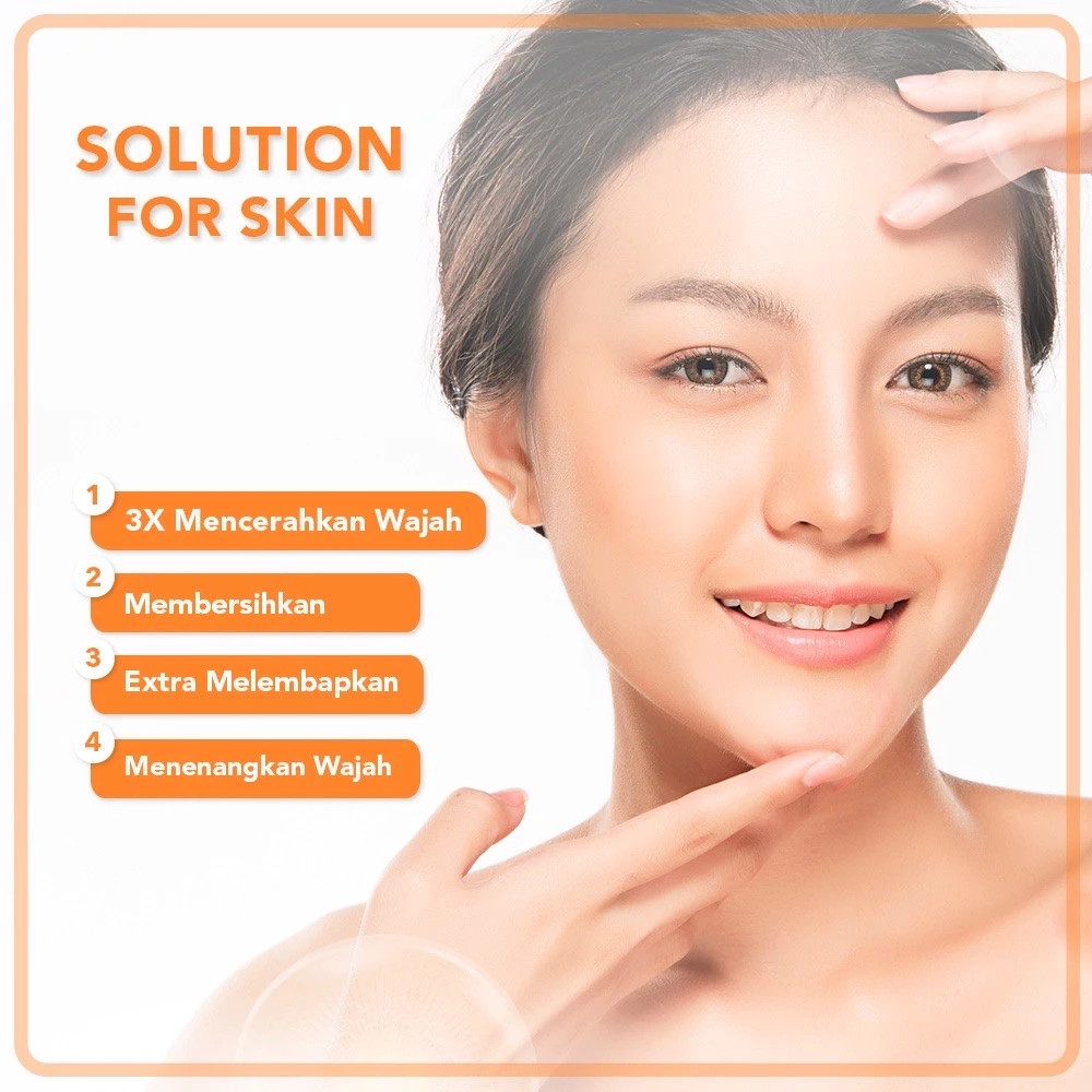 Nuface Nu Glow Facial Wash 80ml / Hydra Lock & Youthful / Brighten & Supple / Acne / Merah Jingga Official - Gambar 2