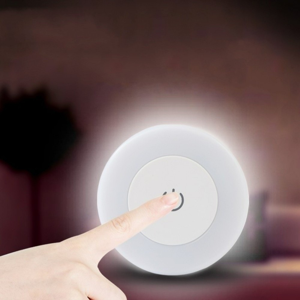 Warm White Yellow Light Wireless Bedside Lamp / LED Touch Sensor Night ...
