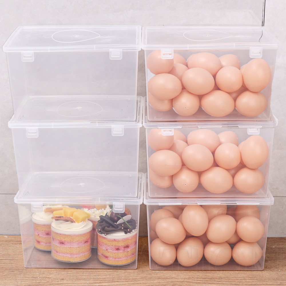 Bread Snacks Preservation Storage Box - 1/2Pc Large Capacity Dessert ...