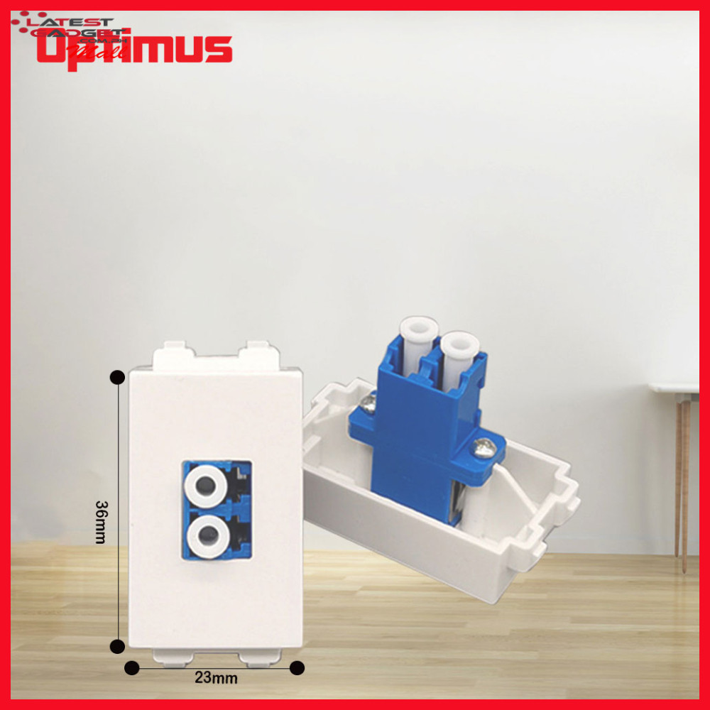 LatestGadget PH Optimus LC Fiber Optical Fiber Socket Module 23x36mm ...