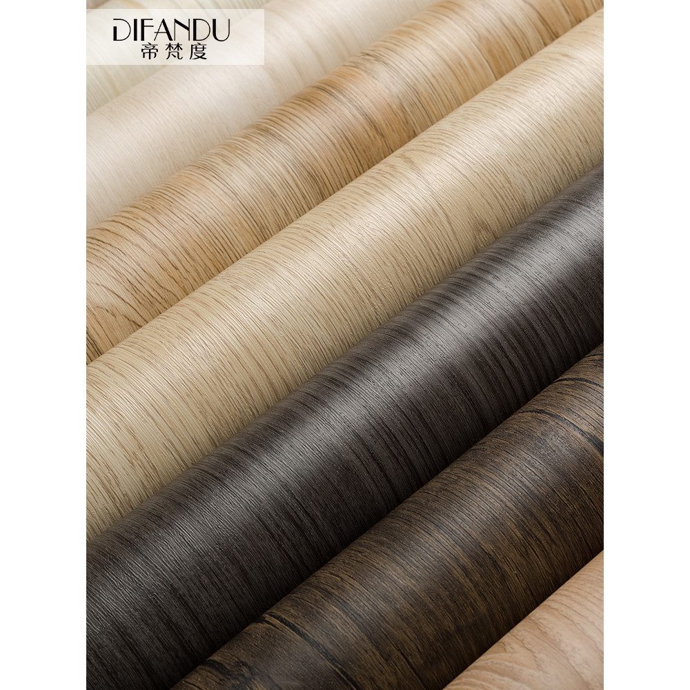 [48H Shipping] High-end Thickened Wood Grain Stickers Imitation Wood ...