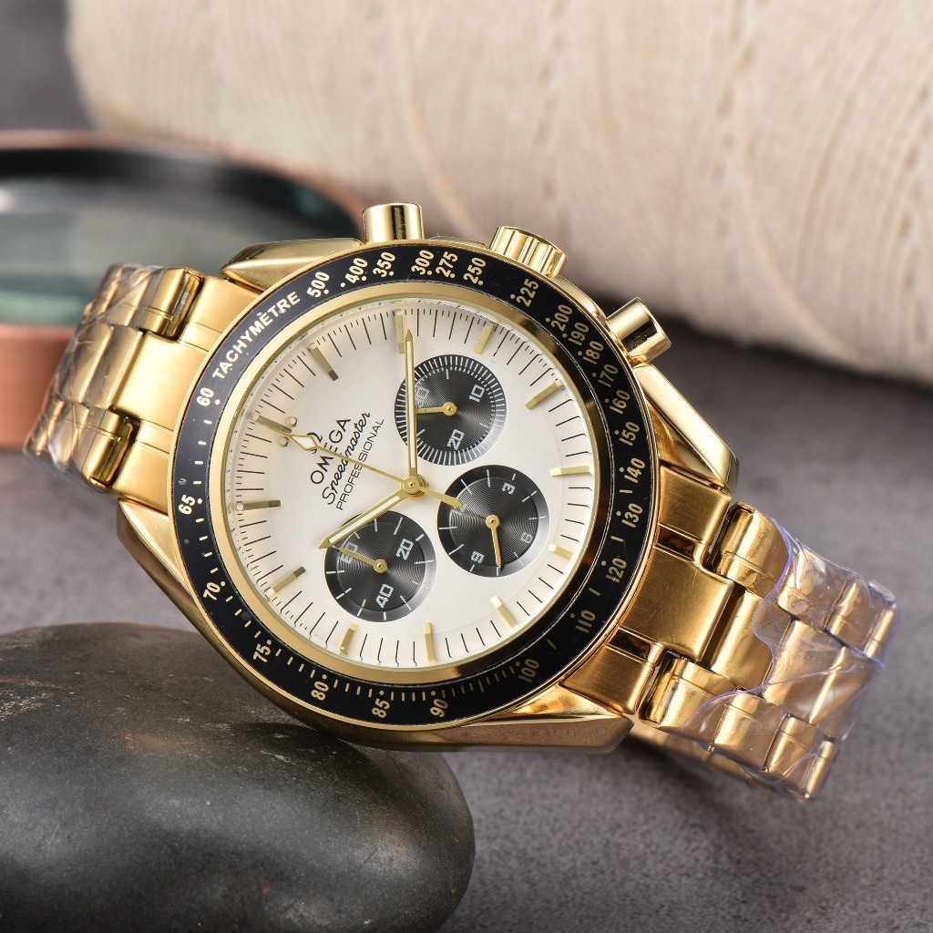 Omega Speedmaster Series Three Eyes Six Hands Dial Chronograph ...