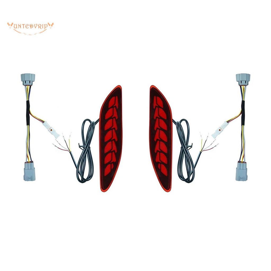 Car Rear Bumper Taillight Rear Fog Light Dynamic Brake Light for ...