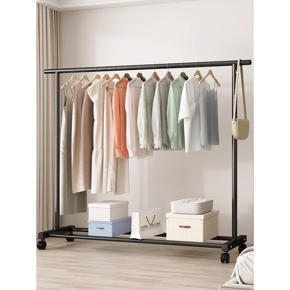 [48H Shipping] Simple Clothes Drying Rack Floor-standing Bedroom ...