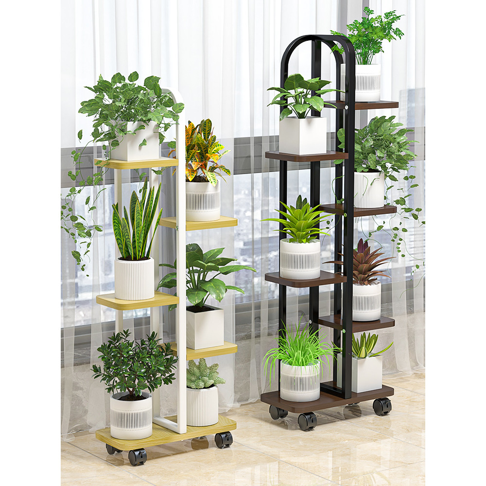 [48H Shipping] Living Room Flower Stand Home Flower Pot Rack Balcony ...