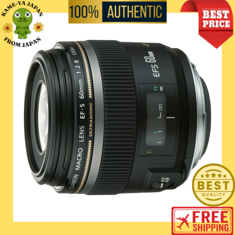 Canon EF-S 60mm F2.8 Macro USM Lens for APS-C【Direct from Japan