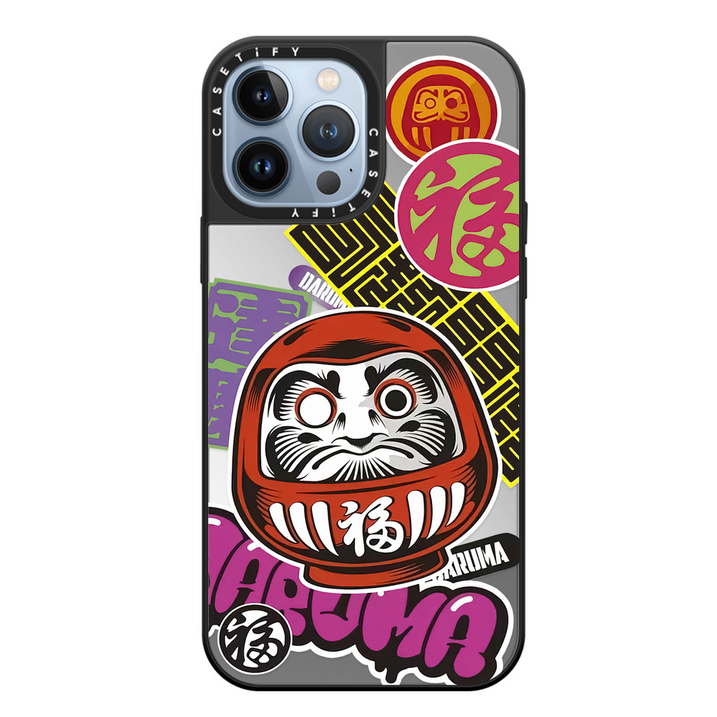 CASETi Japan Limited Daruma Hard Plastic Acrylic Mirror Case