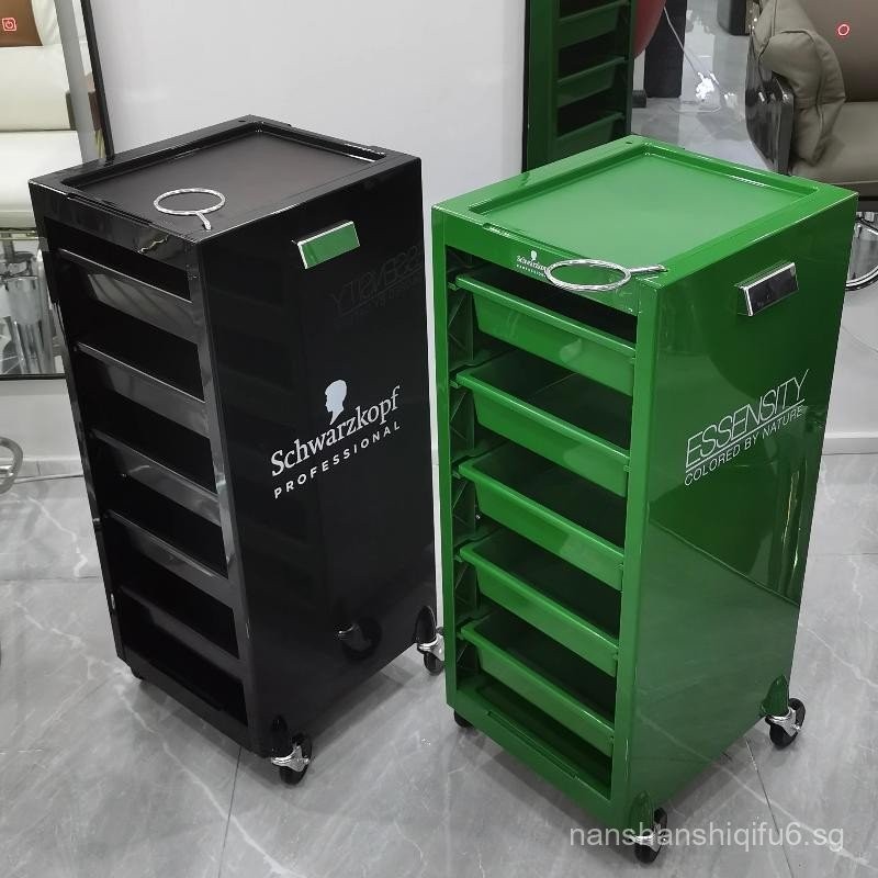 Hair Salon Perm and Dye Trolley Hairstylist Storage Rack Bar Cart ...