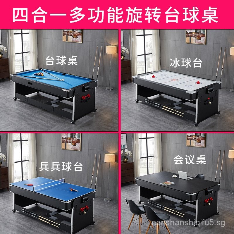 Multi-Functional Pool Table Standard Adult Four-in-One Billiard Table ...
