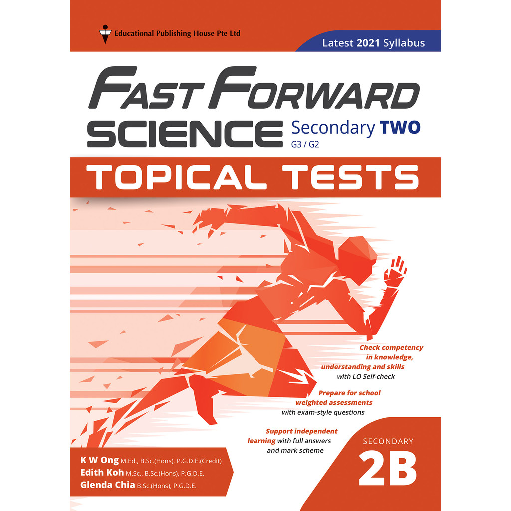 Secondary 2B/G3 Fast Forward Science Topical Tests | Shopee Singapore