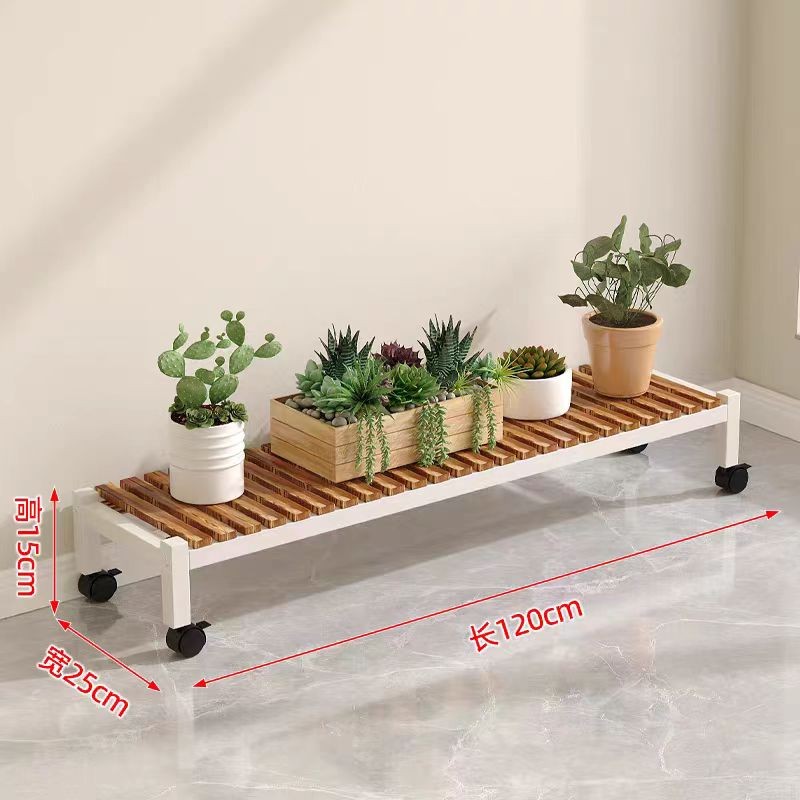 [in stock] Wheeled Flower Stand for Living Room, New Floor-Standing ...