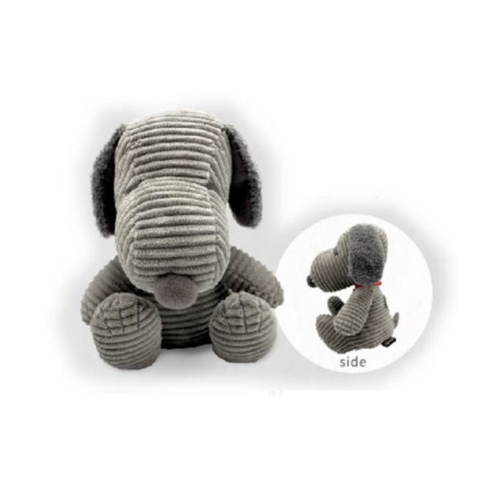 Marimo Craft Snoopy Corduroy Series Plush Toy S Gray W16 x H19 x D13cm ...