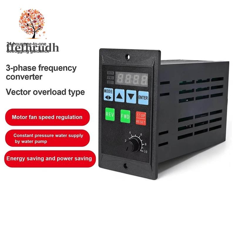 Frequency Converter 750W VFD Single Phase 220V Input 3 Phase 220V ...