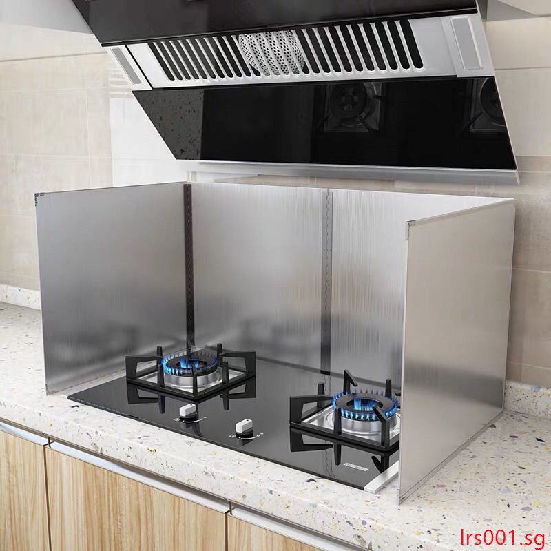 Stainless Steel Oil Baffle Kitchen Gas Stove Cooking Oil Splash Baffle ...
