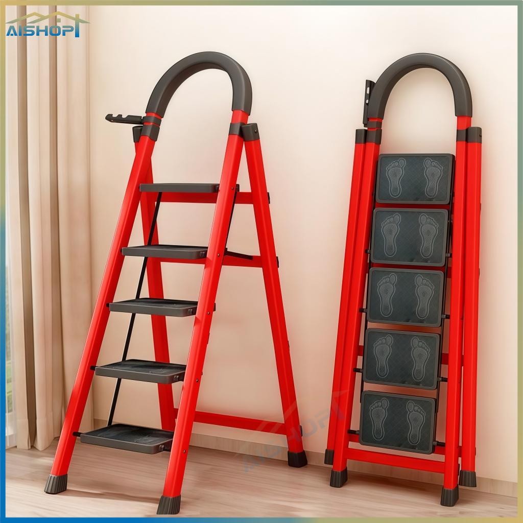 [SG Seller]Thickened Foldable Ladder Step Not Deformable Durability ...