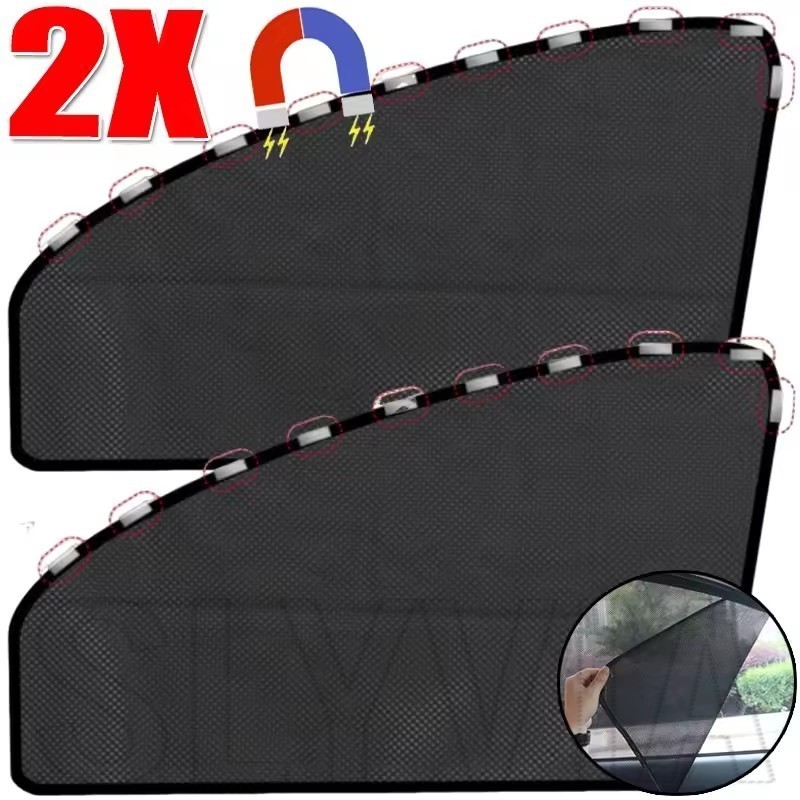 For Car Side Front Rear Window - Magnetic Car Window Shades - Sun Shade ...