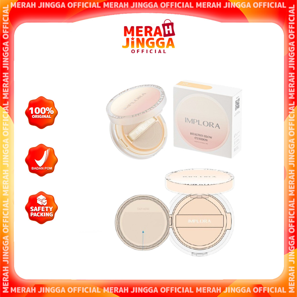 Implora Healthy Glow Cushion / Merah Jingga Official