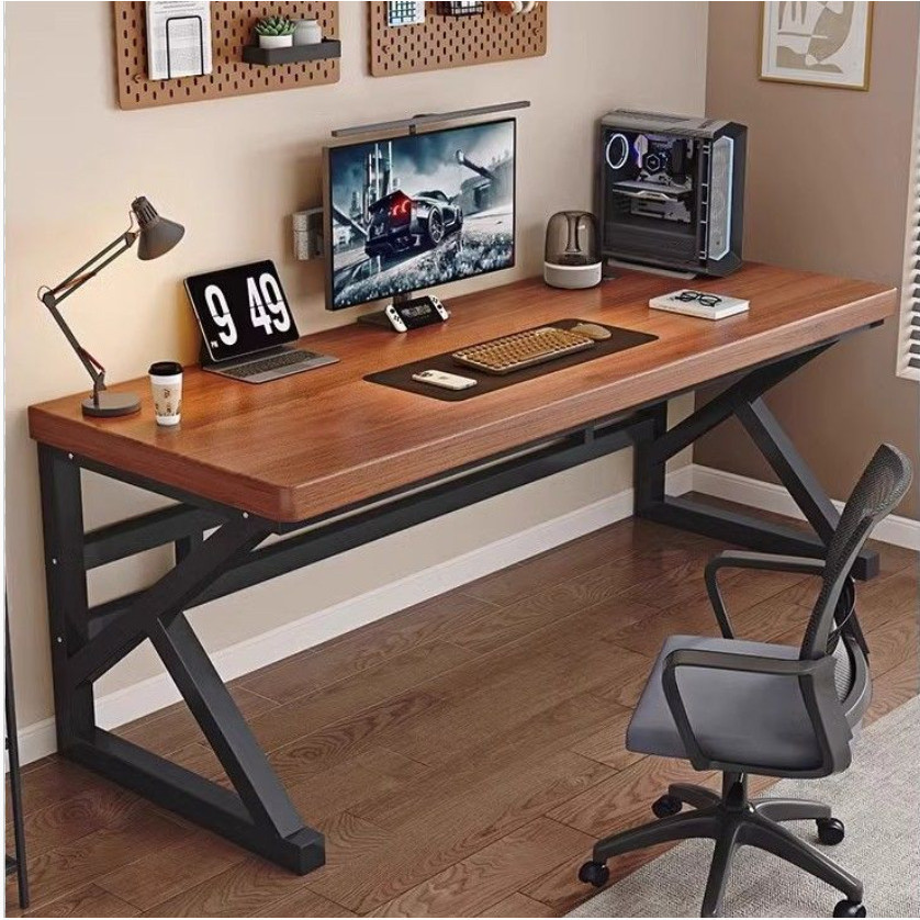Solid Wood Computer Table Office Table 25mm Thicken Study Table
