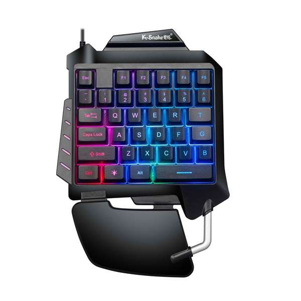 wireless keyboard mechanical wireless keyboard One-handed Keyboard ...