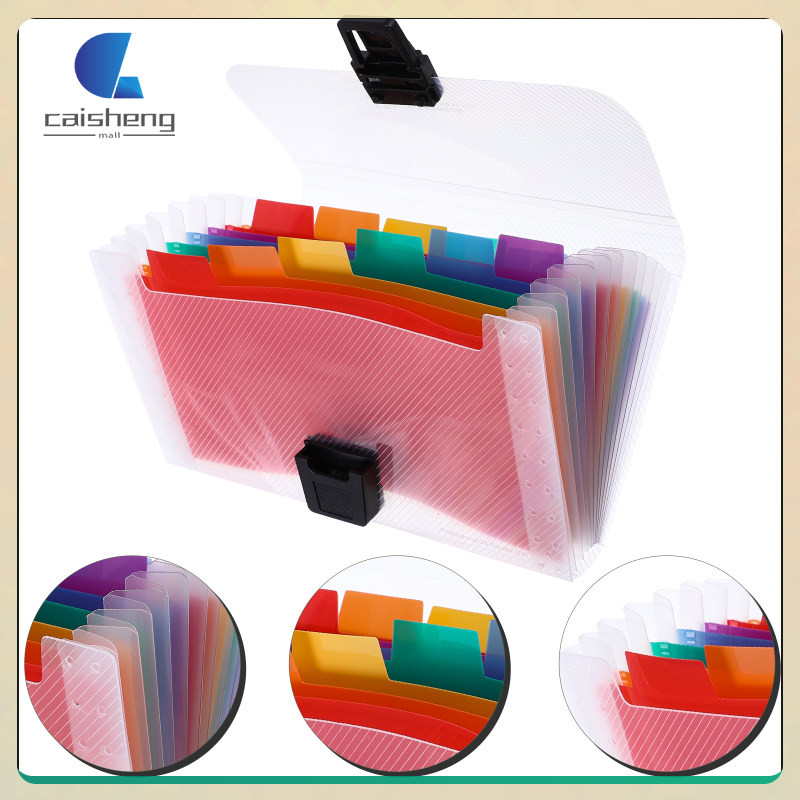 Expanding File Folder Portable Organizer Stackable Binder Accordion ...