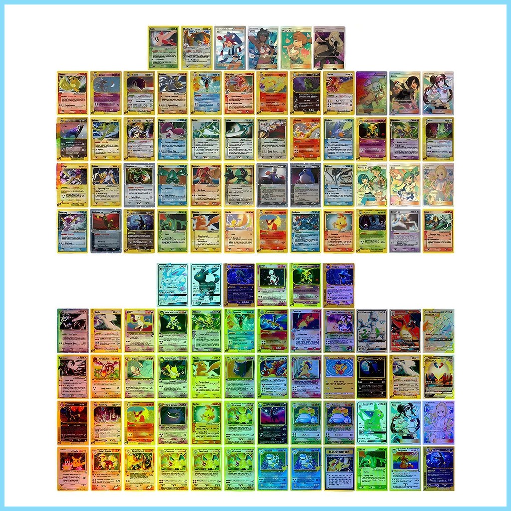 Game Cards Packs 54X Game Competitive Booster Card Portable Family ...