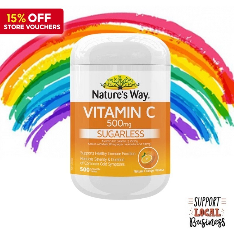 Nature's Way Vitamin C 500mg 300 Tablets