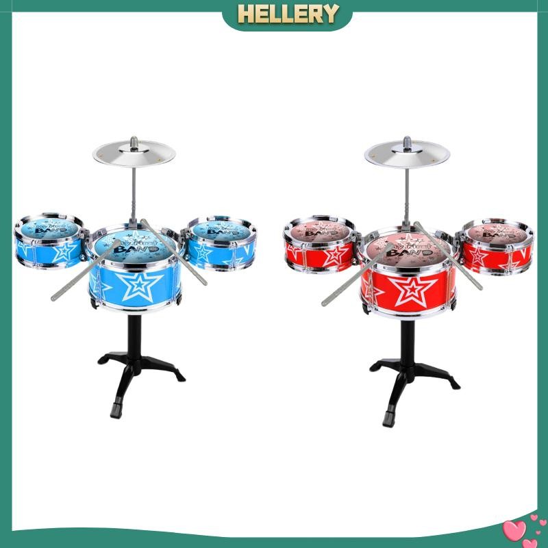 [HellerySG] Child Jazz Drum Set Funny Toddlers Instrument Set ...